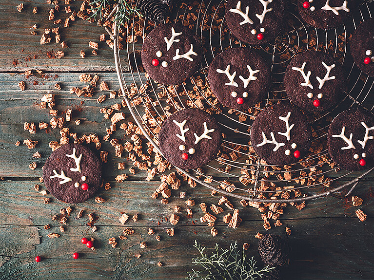 Rezept - Weihnachtliche Finest Schokolade Plätzchen