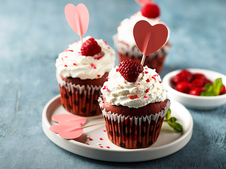 Rezept - vegane Red Velvet Cupcakes