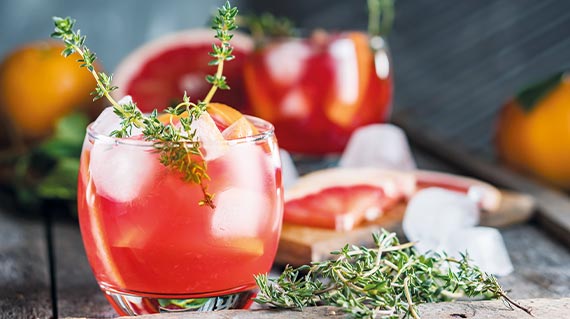 Rezept - Grapefruit-Ingwer-Cocktail